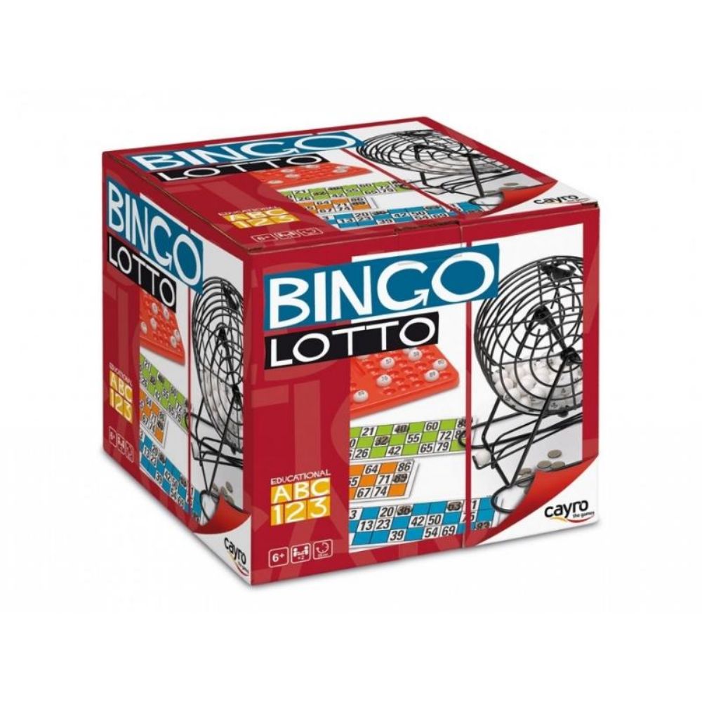 Cayro Metal Bass Drum Bingo Lottery Game