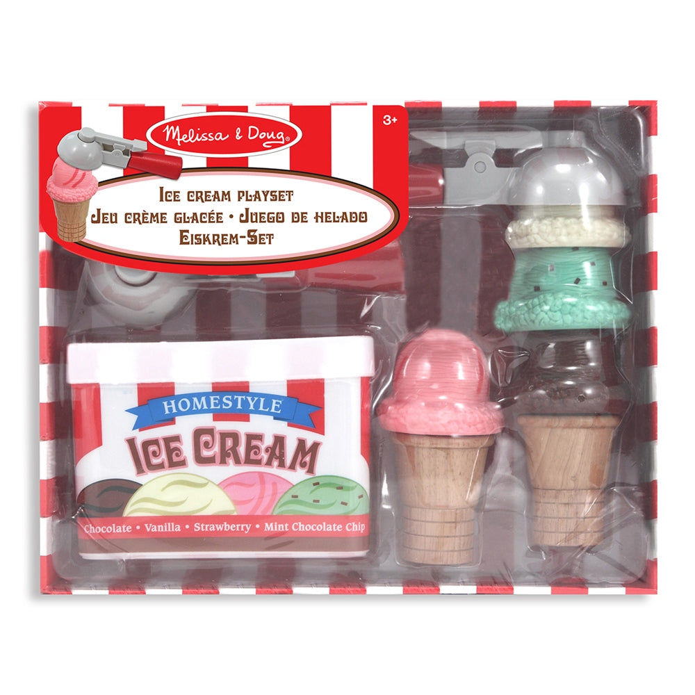 Melissa & Doug Scoop & Stack Ice Cream Cone Playset  Image#1