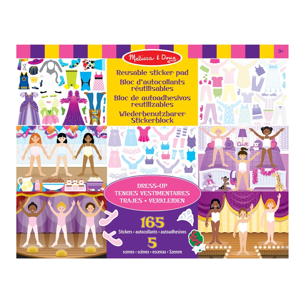 Melissa & Doug Reusable Sticker Pad - Dress-Up  Image#2