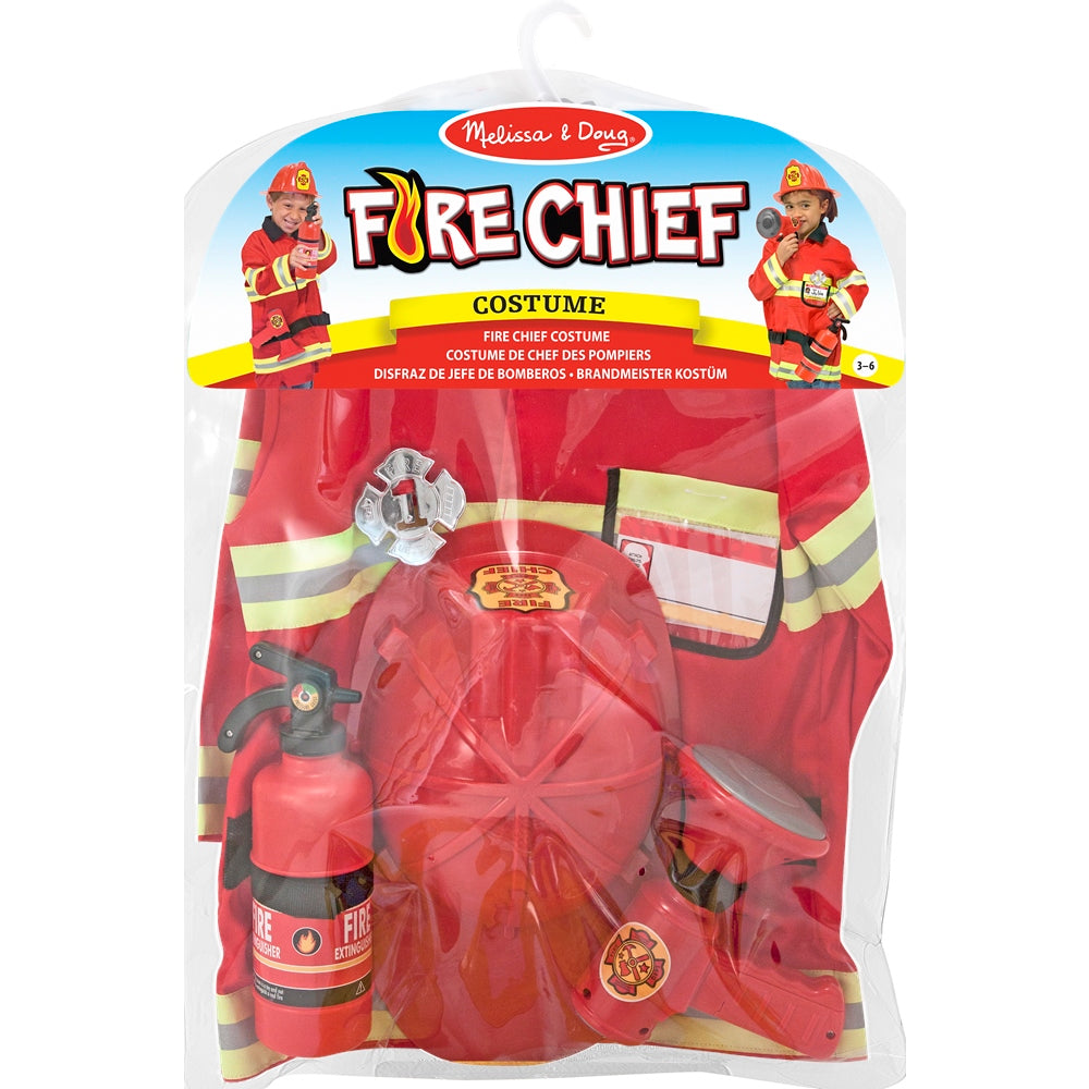 Melissa & Doug Fire Chief Role Play Costume Set  Image#1