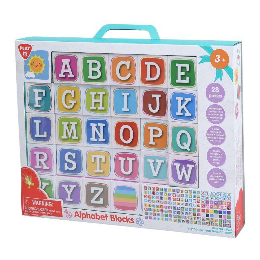 Play Go Alphabet Blocks 28-Piece Learning Toy