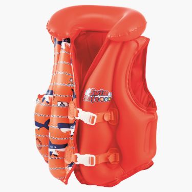 Bestway Swim Safe Deluxe Inflated Vest with Fabric Liner  Image#1