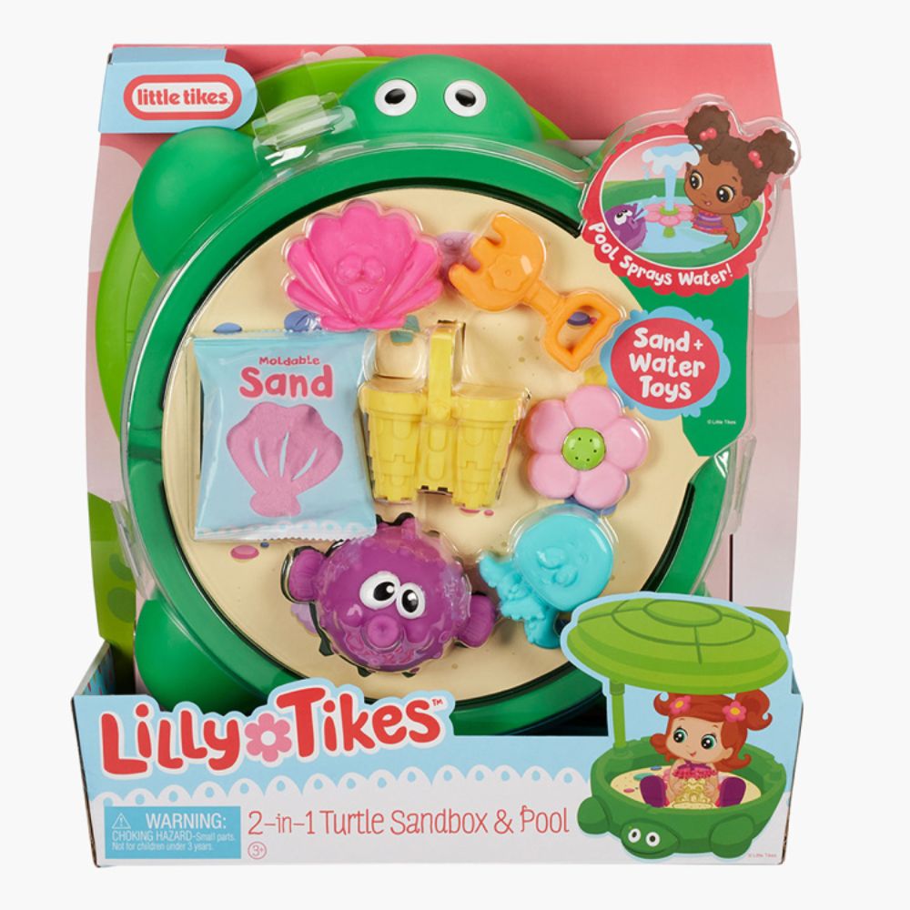 Little Tikes Lilly Tikes 2-in-1 Turtle Sandbox & Pool