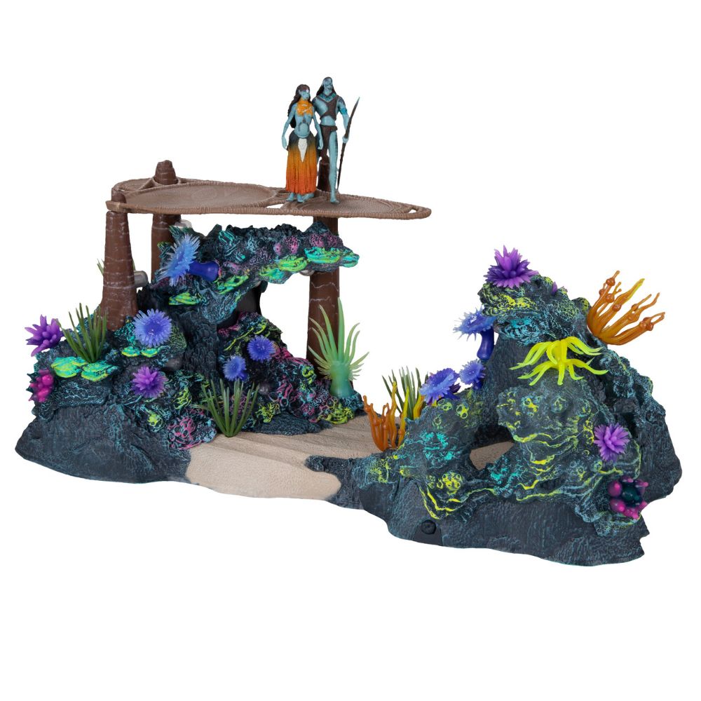 McFarlane World Of Pandora Avatar : Metkayina Reef With Tonowari & Ronal