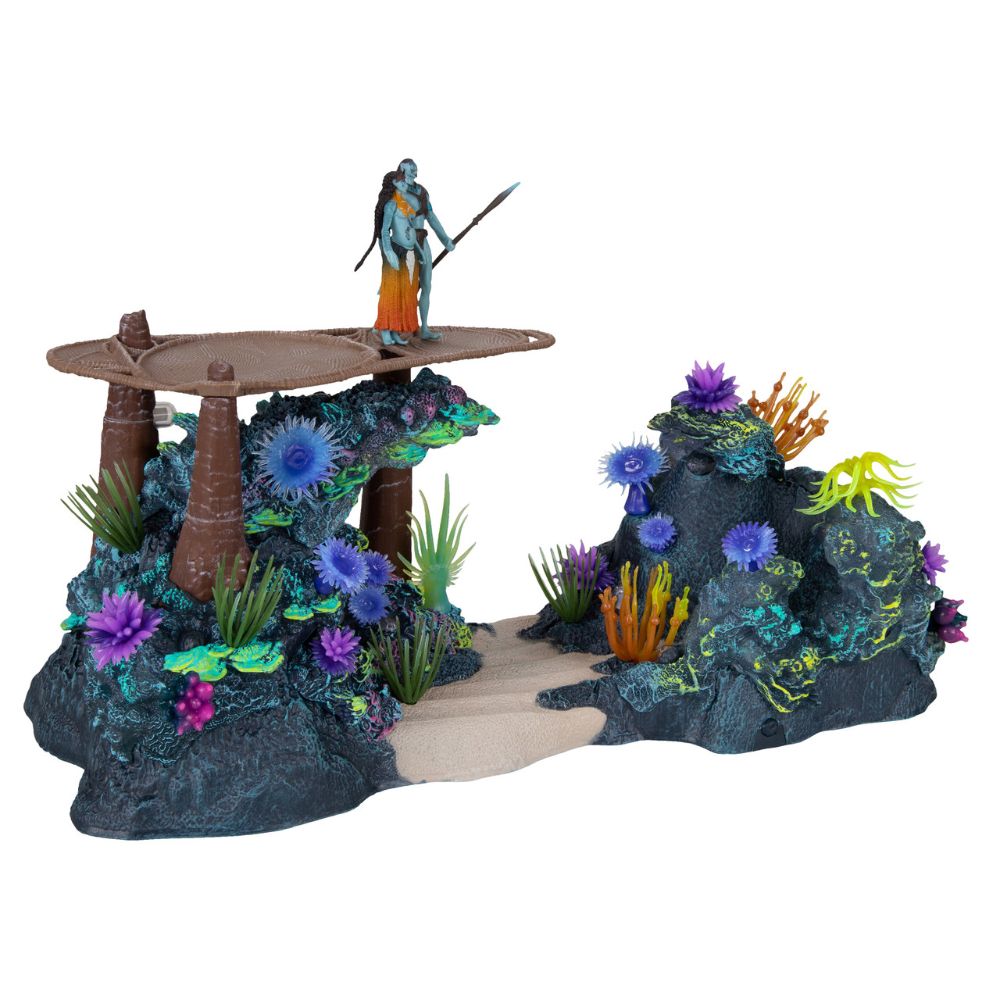 McFarlane World Of Pandora Avatar : Metkayina Reef With Tonowari & Ronal