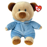 TY Baby Bear Pajama Blue Med 9 Inches