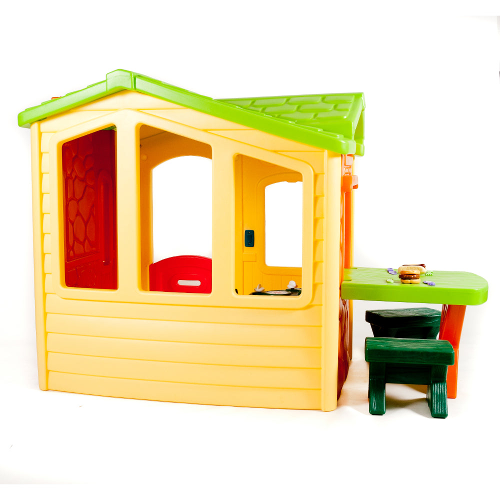 Little Tikes Picnic On The Patio Playhouse Natural  Image#1
