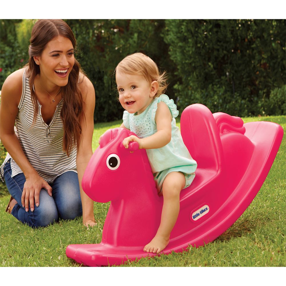 Little Tikes Rocking Horse-Magenta Single Little Tikes Rocking Horse-Magenta Single