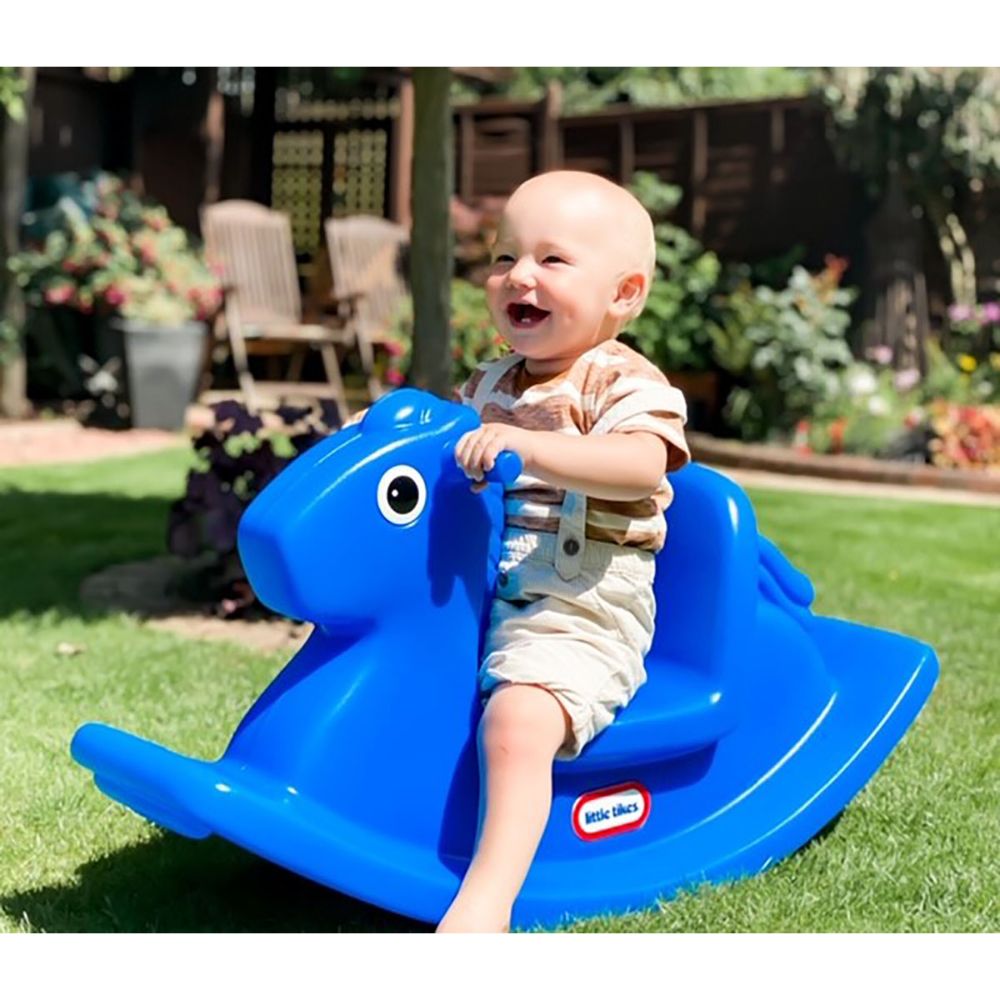 Little Tikes Rocking Horse-Blue Single – Toys4me