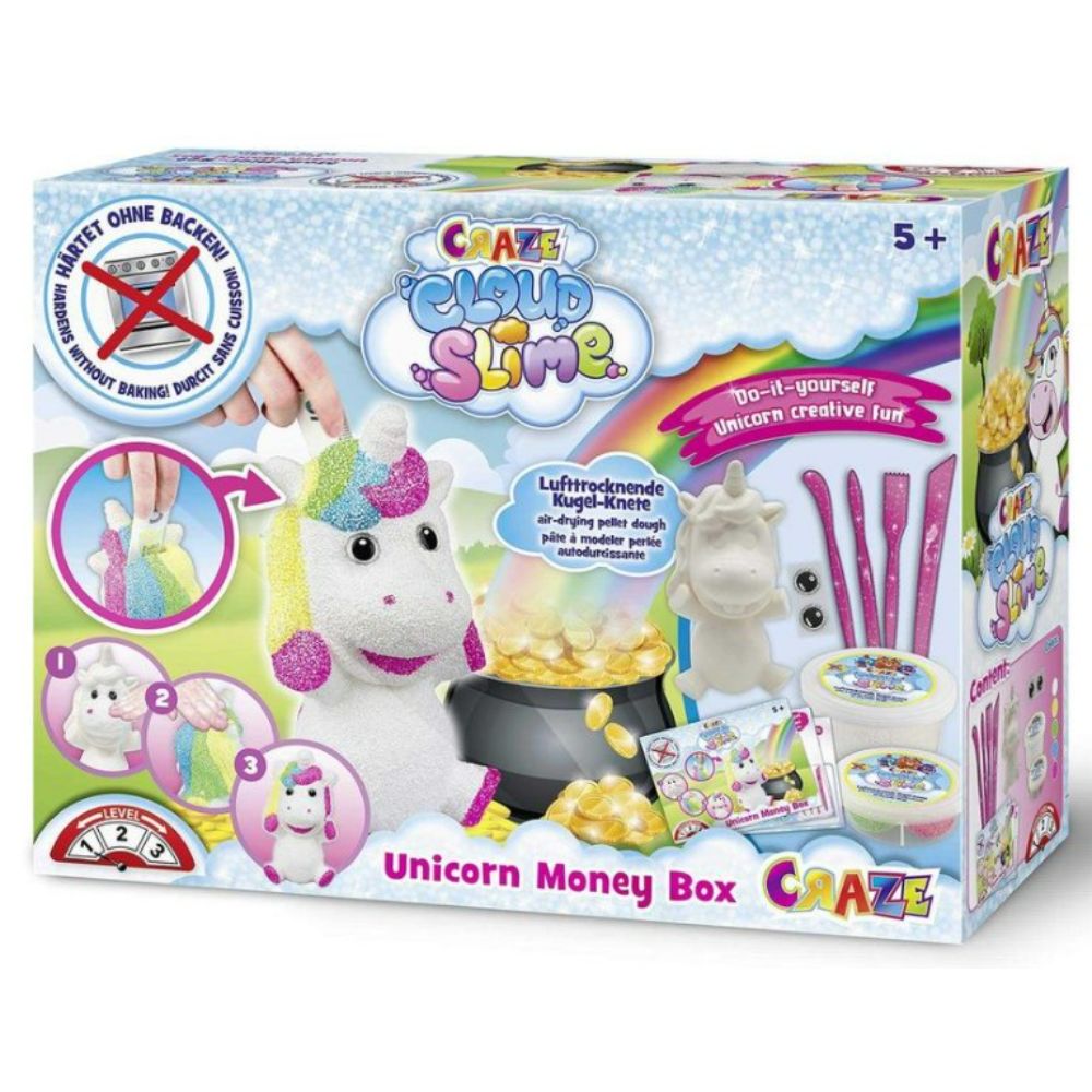 Craze Cloud Slime Money Box Unicorn