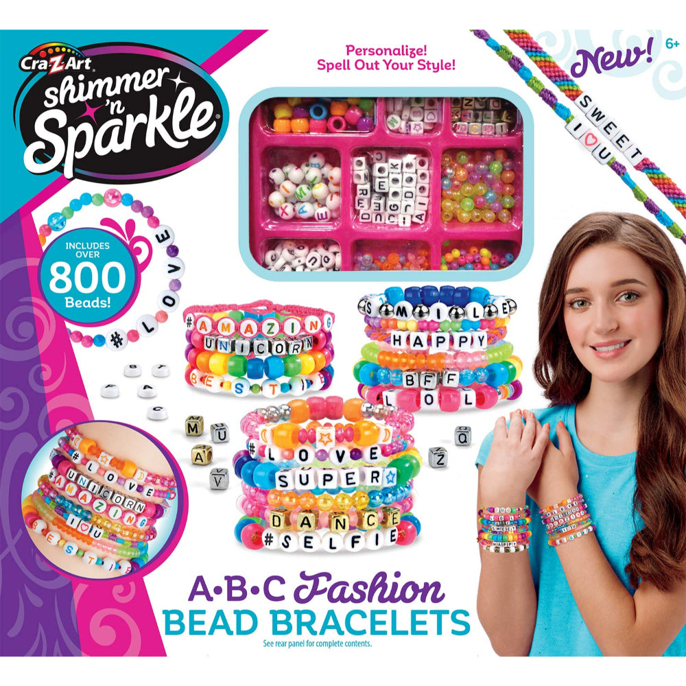 Shimmer N Sparkle Make Your Own ABC Fashion Beads  Image#1