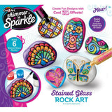 Shimmer N Sparkle Stained Glass Rock Art  Image#1