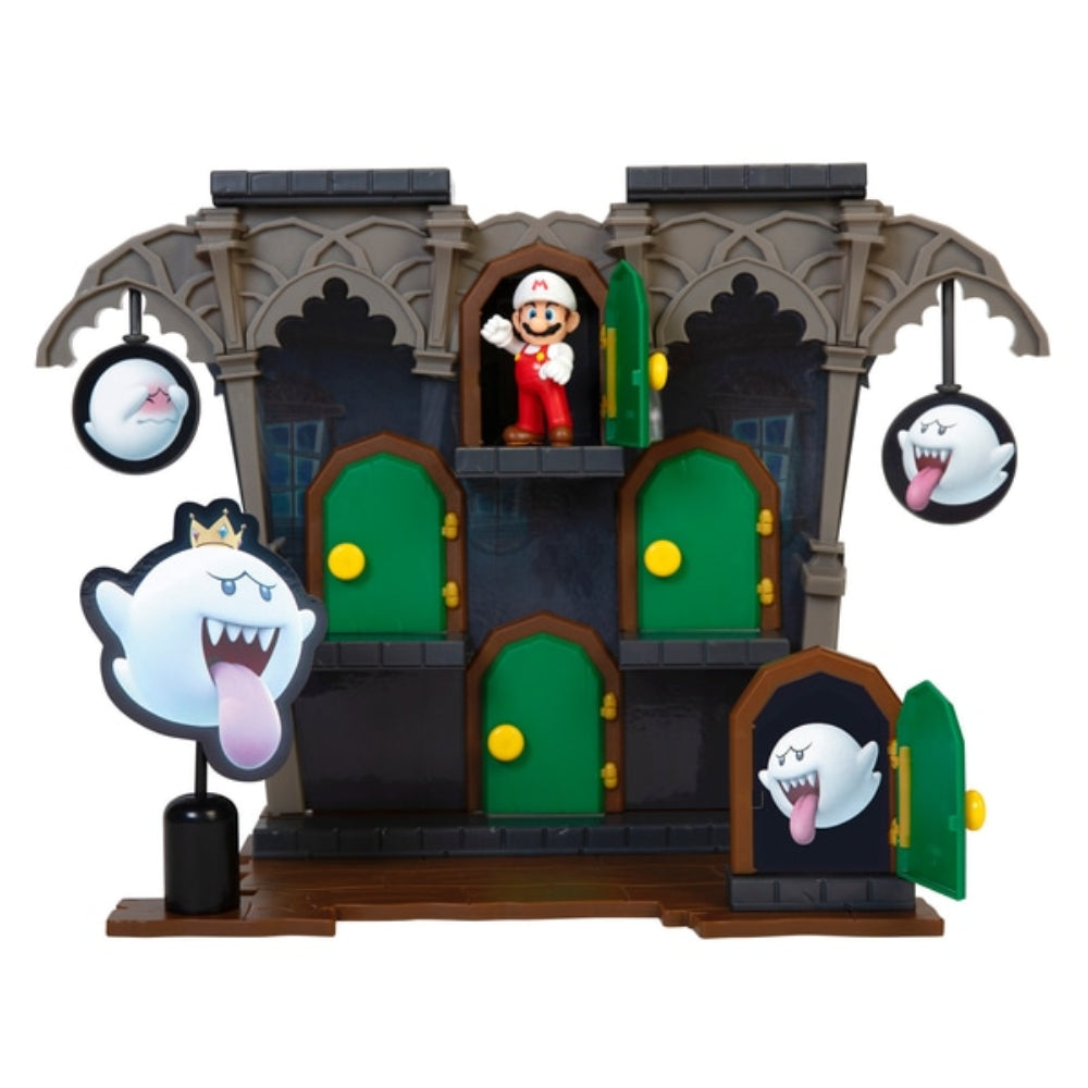 World of Nintendo Super Mario Deluxe Boo Mansion 2.5-Inch Playset  Image#2