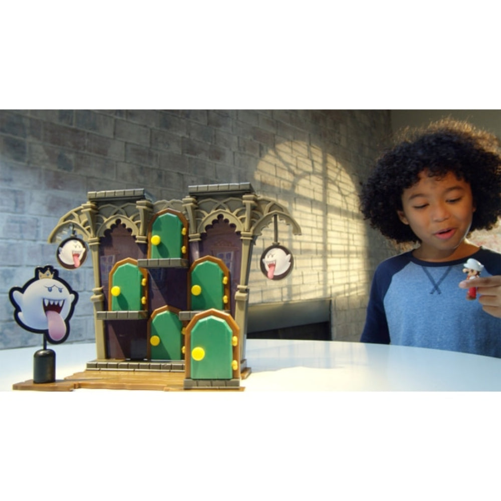 World of Nintendo Super Mario Deluxe Boo Mansion 2.5-Inch Playset  Image#3