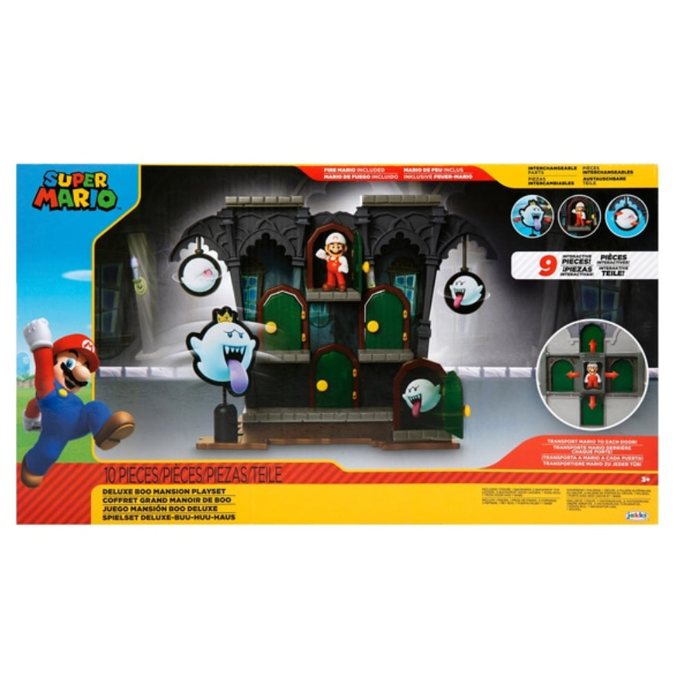 World of Nintendo Super Mario Deluxe Boo Mansion 2.5-Inch Playset  Image#1