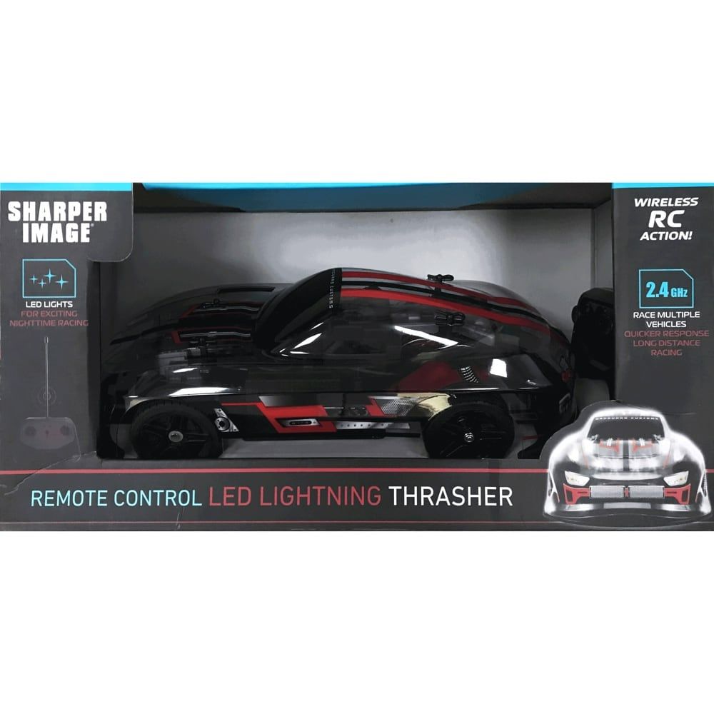 Sharper Image Led Lightning Thrasher Rc Race Car Toy
