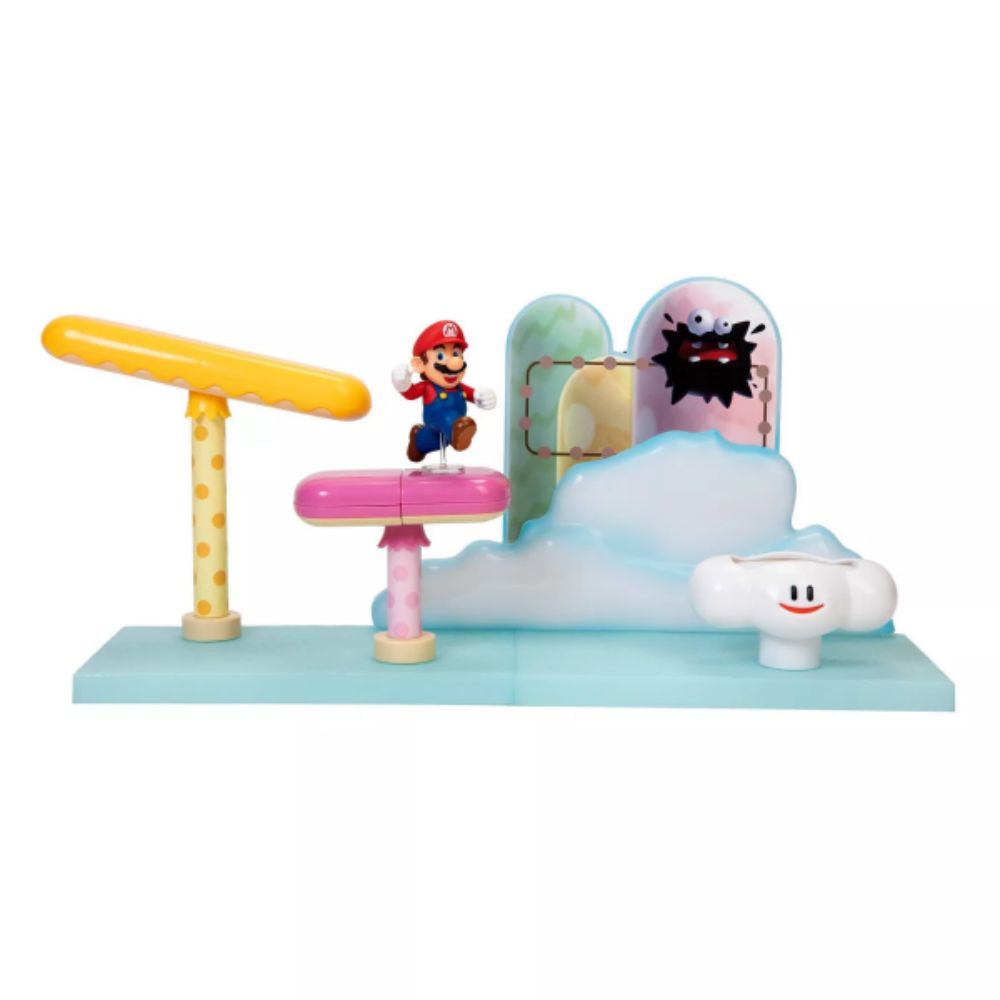Nintendo Super Mario Cloud Playset Includes 2.5 Inch Mario Figure Nintendo Super Mario Cloud Playset Includes 2.5 Inch Mario Figure
