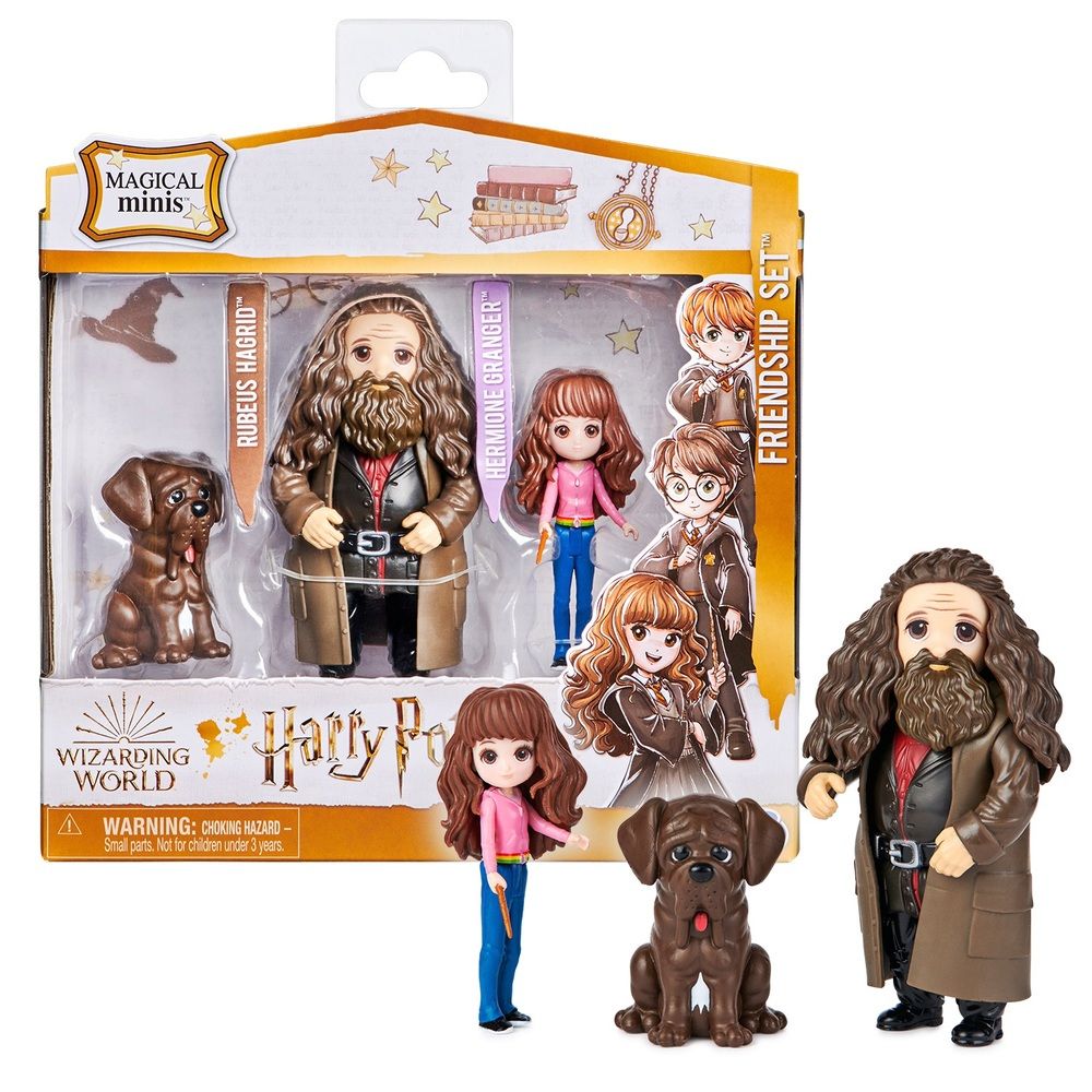 Ibrands  World Harry Potter, Magical Minis Hermione and Rubeus Hagrid Friendship