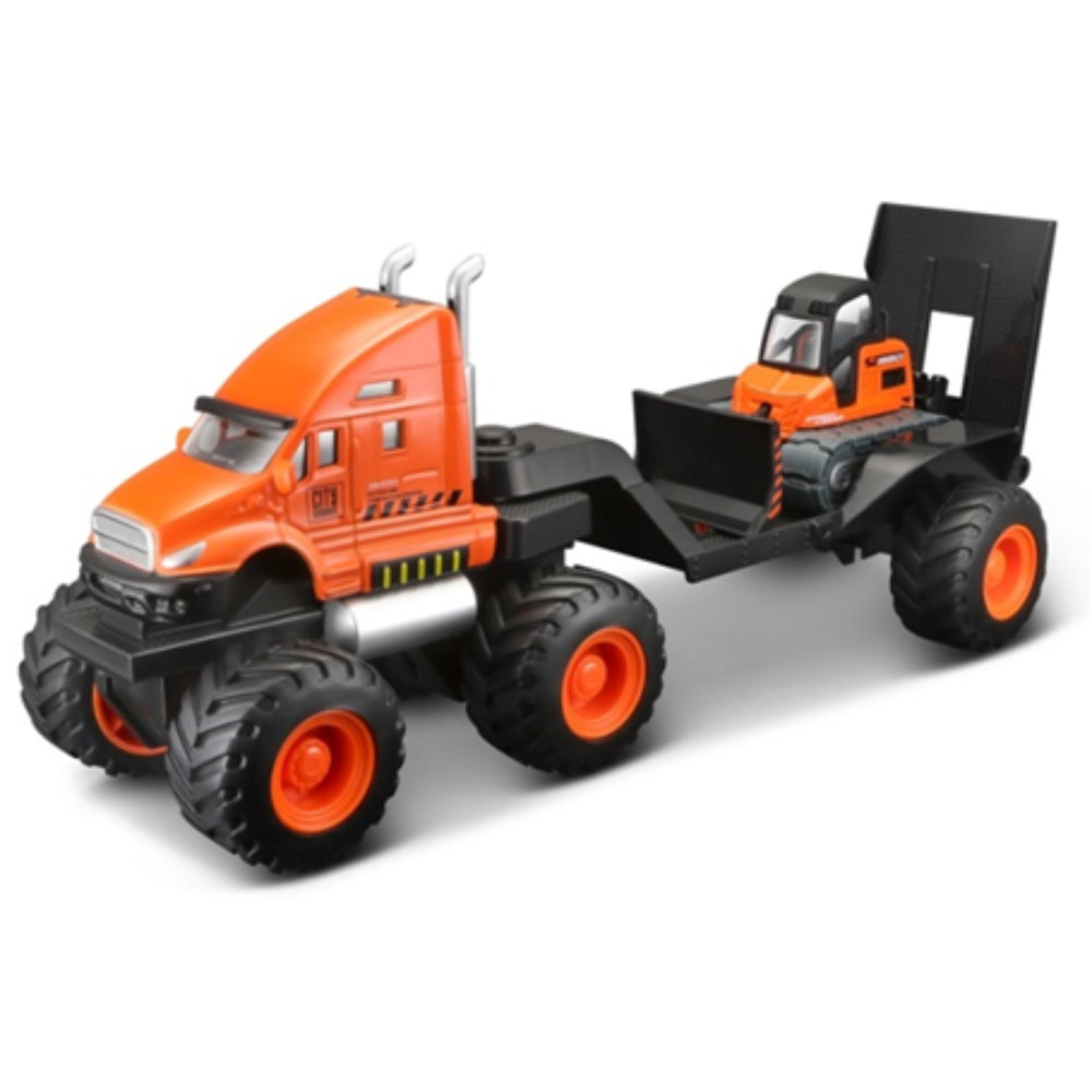 Maisto Builder Zone Quarry Hauler Die-Cast Metal With Plastic Parts 2 Vehicle Maisto Builder Zone Quarry Hauler Die-Cast Metal With Plastic Parts 2 Vehicle