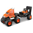 Maisto Builder Zone Quarry Hauler Die-Cast Metal With Plastic Parts 2 Vehicle