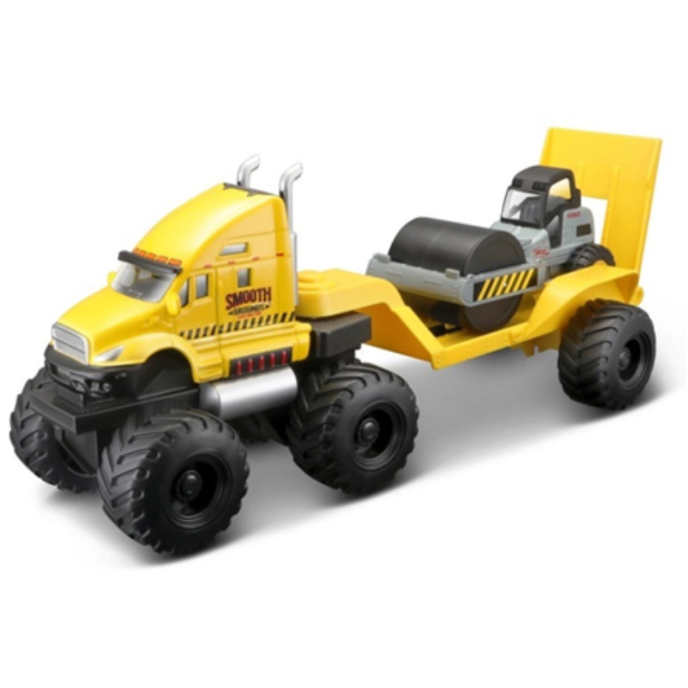 Maisto Builder Zone Quarry Hauler Die-Cast Metal With Plastic Parts 2 Vehicle Maisto Builder Zone Quarry Hauler Die-Cast Metal With Plastic Parts 2 Vehicle