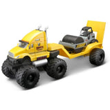 Maisto Builder Zone Quarry Hauler Die-Cast Metal With Plastic Parts 2 Vehicle