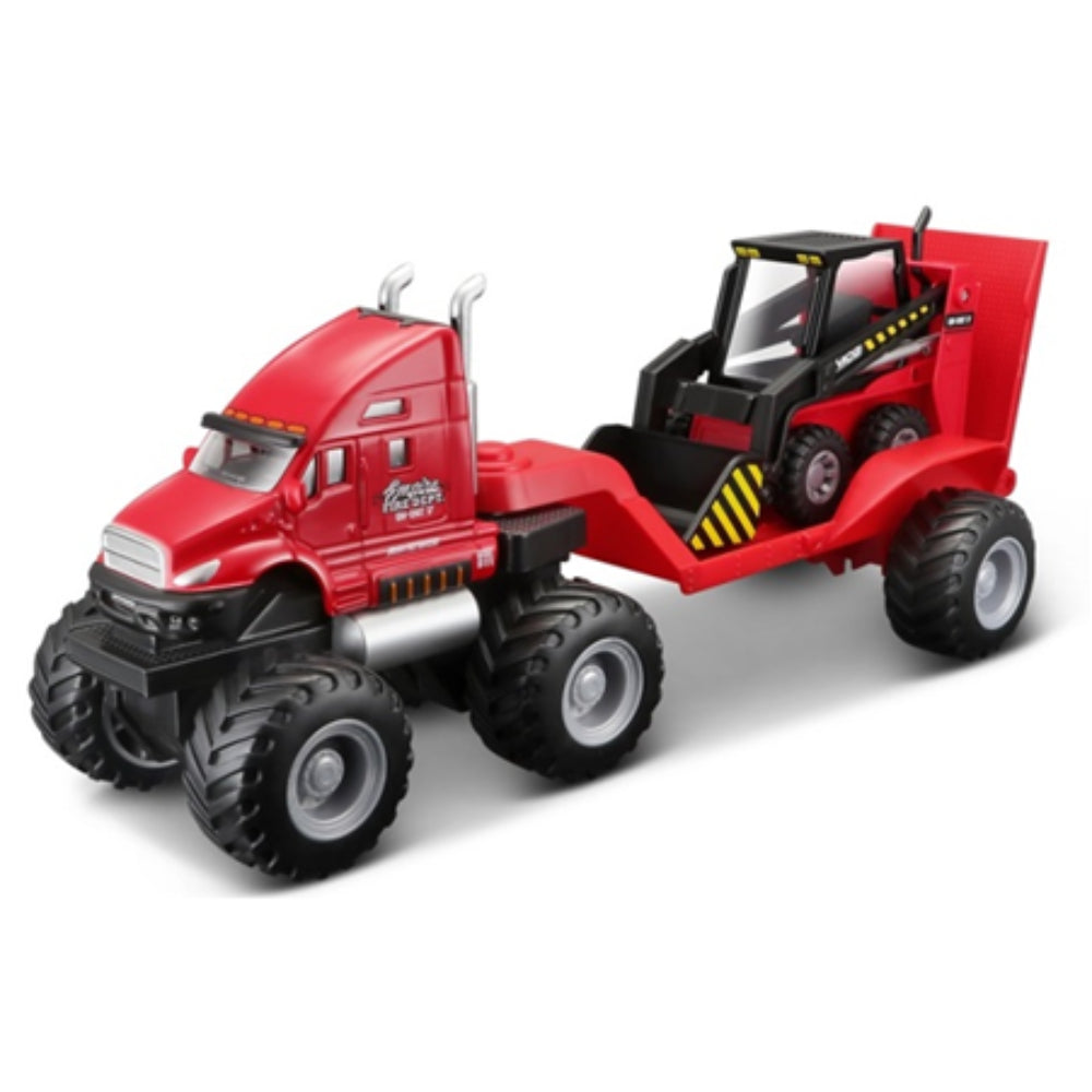 Maisto Builder Zone Quarry Hauler Die-Cast Metal With Plastic Parts 2 Vehicle Maisto Builder Zone Quarry Hauler Die-Cast Metal With Plastic Parts 2 Vehicle