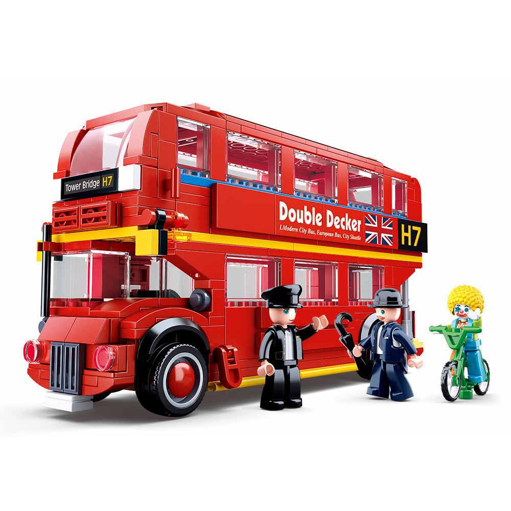 Sluban Model Bricks-London Bus(382Pcs)  Image#1
