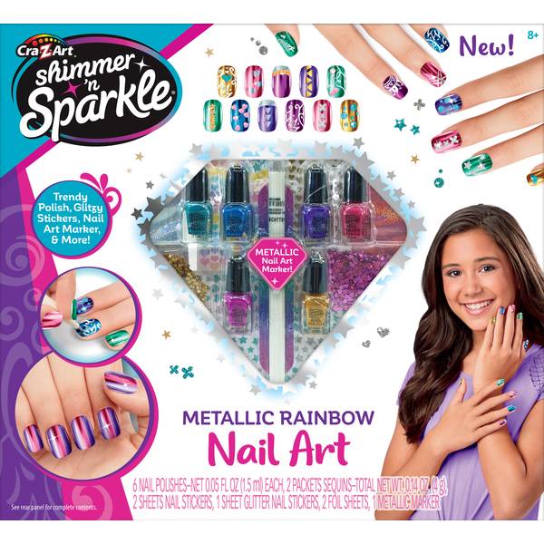 Cra-Z-Art Shimmer N Sparkle Ultimate Glitter Metalic Nail Art Cra-Z-Art Shimmer N Sparkle Ultimate Glitter Metalic Nail Art