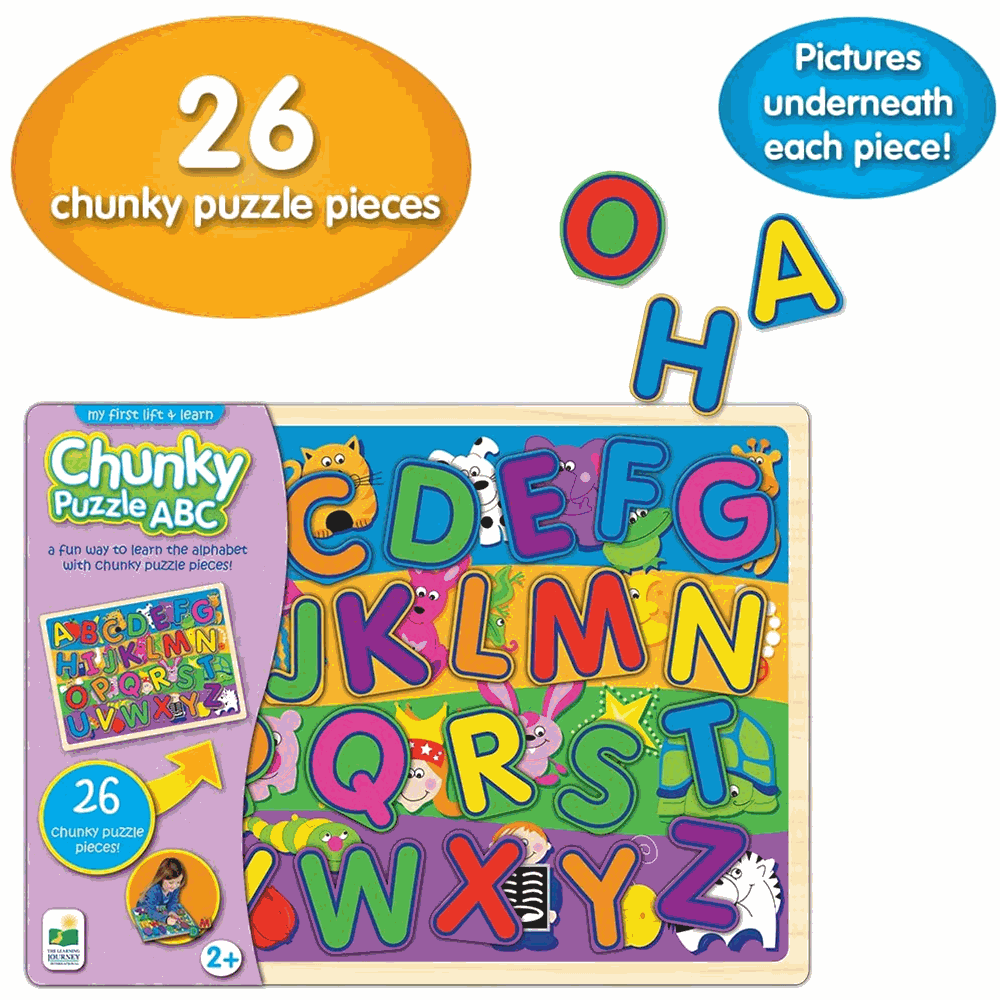 The Learning Journey My First Lift & Learn Chunky Puzzle - ABC  Image#2