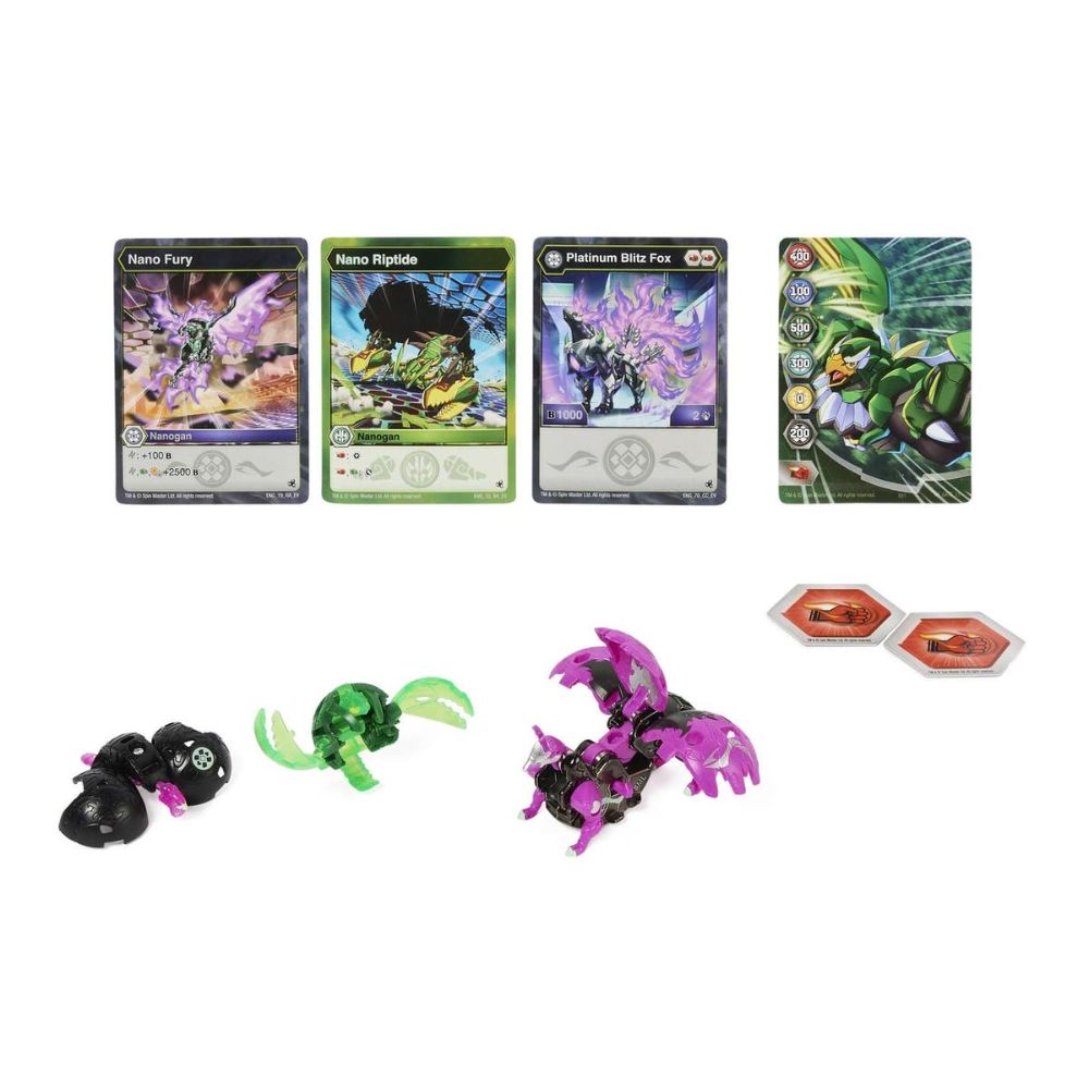 Bakugan Diecast Platinum Power Up S4 Assorted