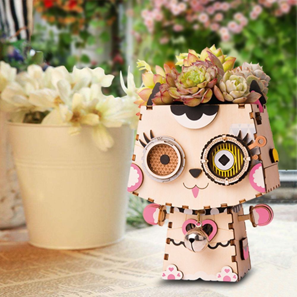 Robotime Kitty Flower Pot