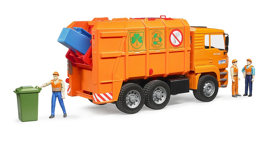 Man TGA Garbage Truck (Orange)