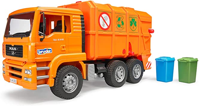 Man TGA Garbage Truck (Orange)