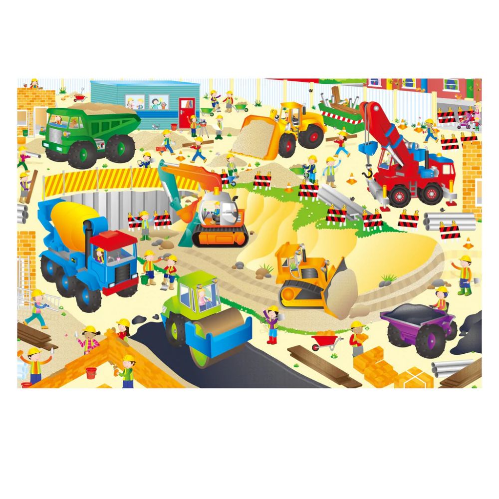 Galt Giant Floor Puzzle Construction Site
