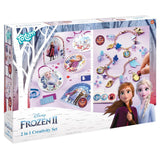 Frozen Disney 2 In 1 Creativity Set (Pixel Paint And Charm Bracelets)  Image#1