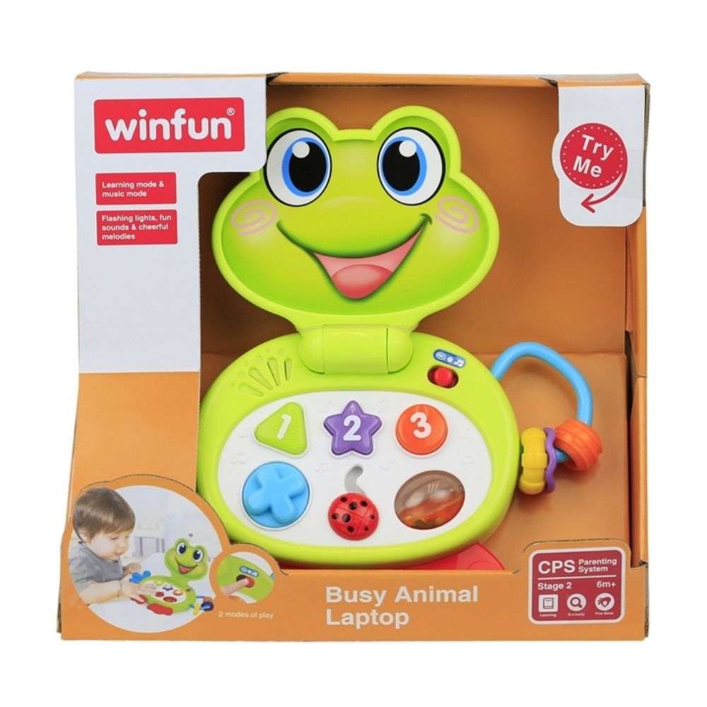 Busy Animal Laptop - Froggy