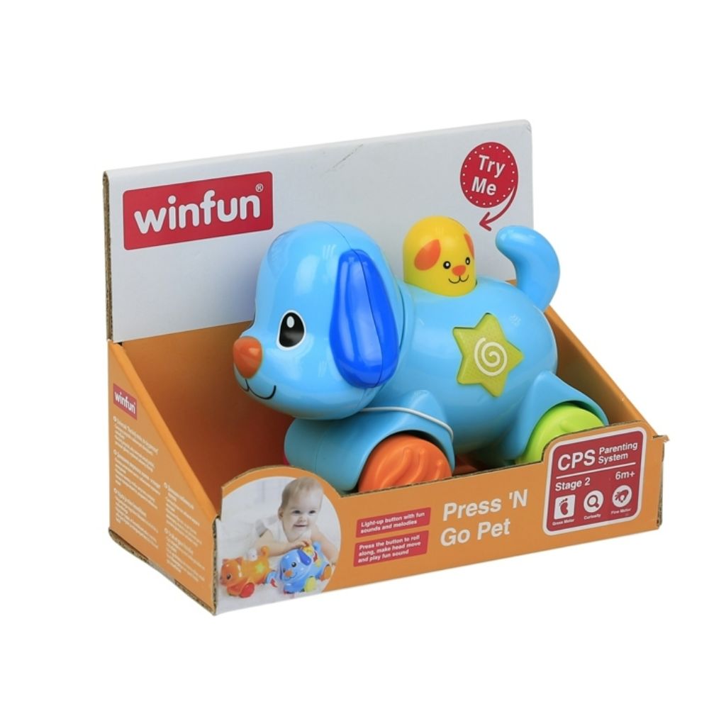 Winfun Press 'N Go Pet - Puppy Winfun Press 'N Go Pet - Puppy