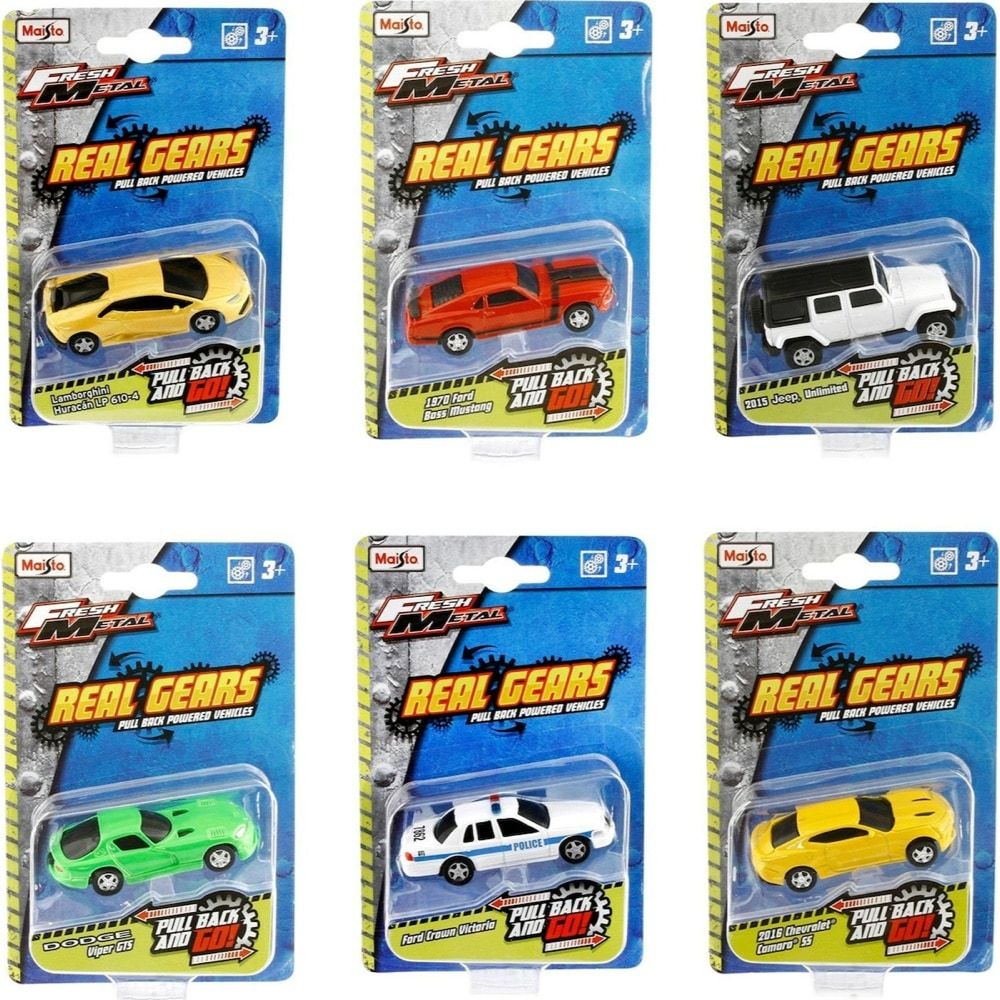 Maisto FM 3 Real Gears Assorted Maisto FM 3 Real Gears Assorted