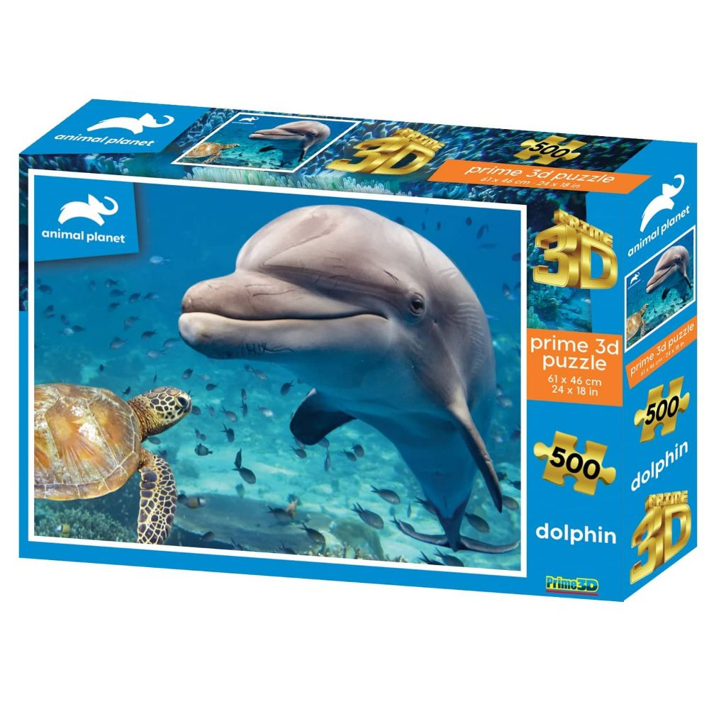 Prime 3D Dolphin Puzzle 500 Pcs