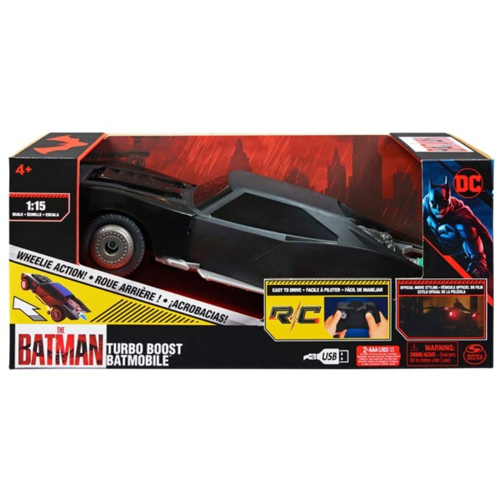 DC Comics The Batman Turbo Boost Batmobile Remote Control Car