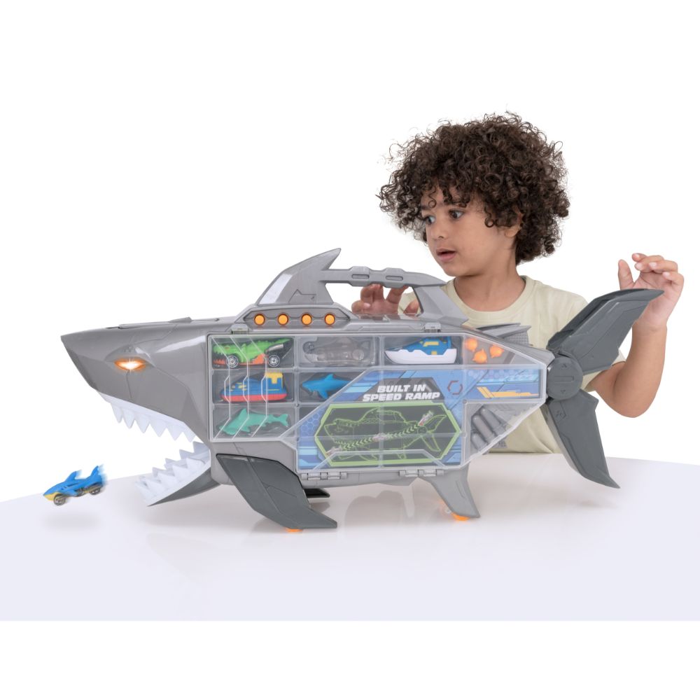 Teamsterz - Beast Machines Robo Shark Transporter – Toys4me