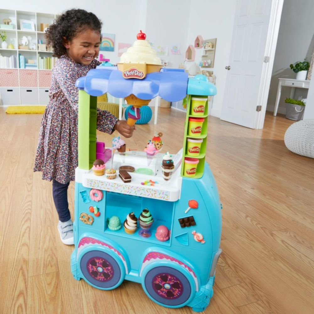 PlayDoh Kitchen Creations Ultimate Ice Cream Truck Toy Playset Toys4me