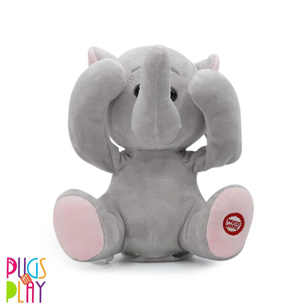 Pugs at Play Peek-a-Boo Manny the Elephant