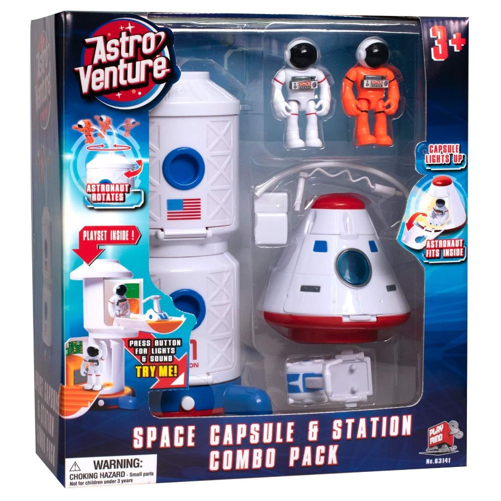 Astro Venture: Space Capsule & Station Combo Pack – Toys4me