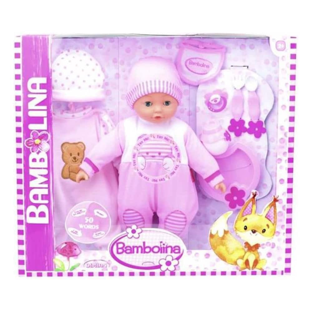 Bambolina Camelia 40cm Doll Set With 50 Words