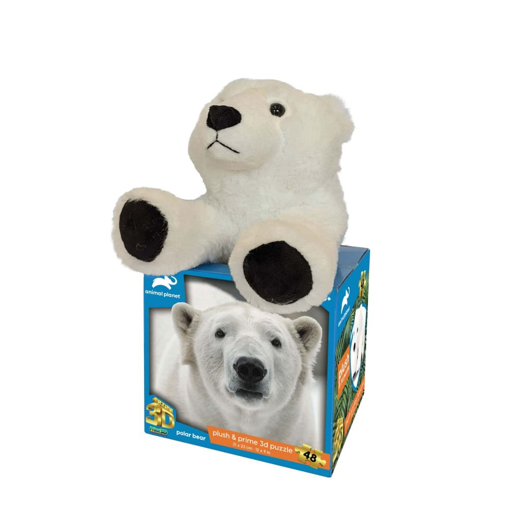 Prime 3D Polar Bear Puzzle 48 Pcs Prime 3D Polar Bear Puzzle 48 Pcs