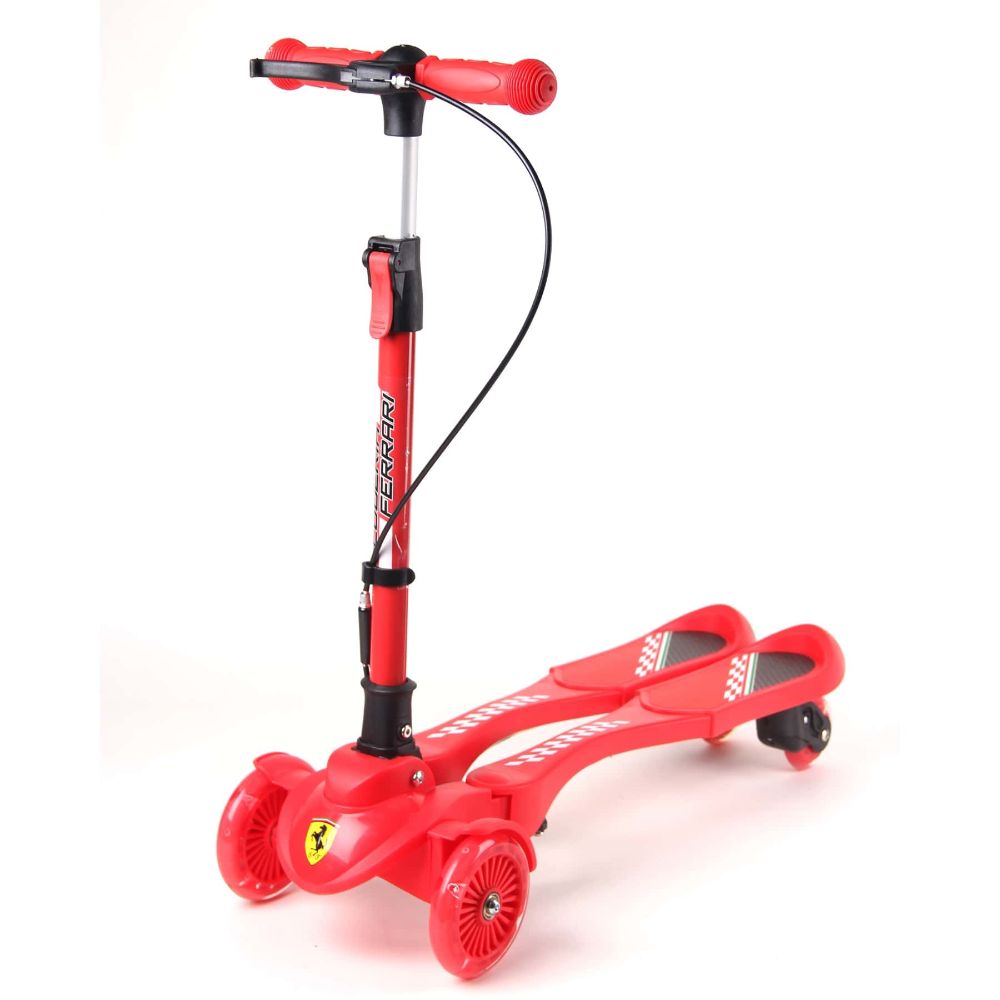 Ferrari Foldable Frog Scooter Red