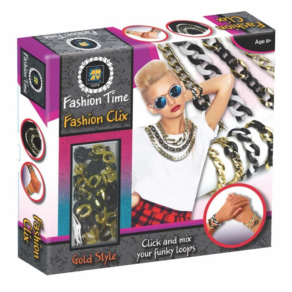 Amav Fashion Time Clix Gold