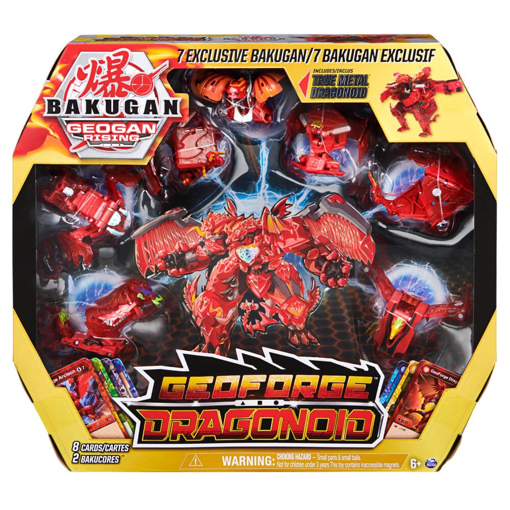 Bakugan Geogan Rising GeoForge Dragonoid S3 Action Figure (30.5 cm)